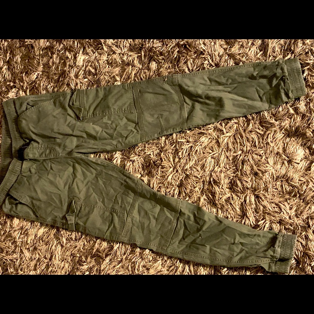 Boys green joggers